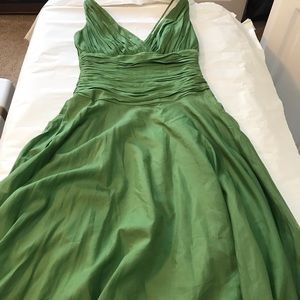 Lovely green cotton and silk dress.